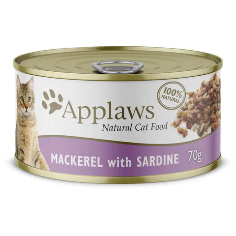 Applaws Cat Mackerel & Sardine Tins 70g