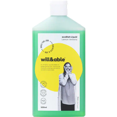 Will & Able Dish Wash Liquid 500ml