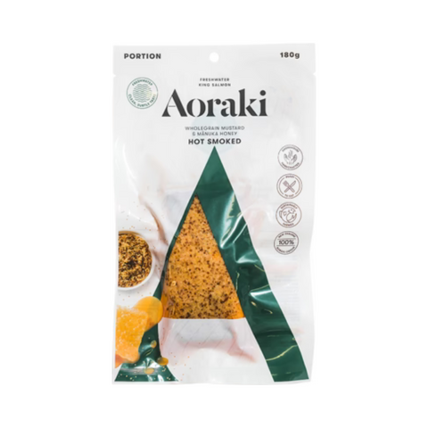 Aoraki Hot Smoked Salmon Honey 180g