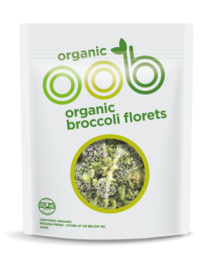 OOB Organic Frozen Broccoli 370g