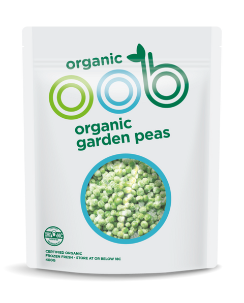 OOB Organic Frozen Peas 400g