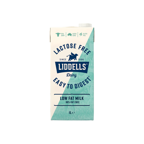Liddells Milk Lacto Free Low Fat 1L