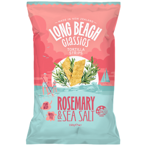 Long Beach Classics Rosemary & Sea Salt Tortilla Chips 150g