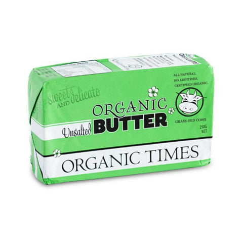 Organic Times Butter Unsalted 250g