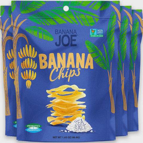 Banana Joes Banana Chips Sea Salt 46.8g