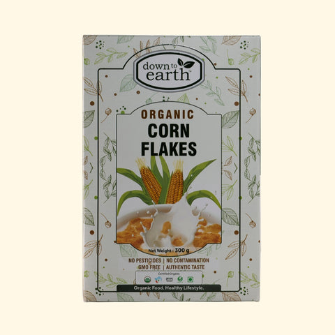 Down To Earth Org Corn Flakes 300G