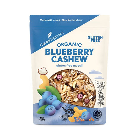 Ceres Organics Blueberry & Cashew Muesli 400g