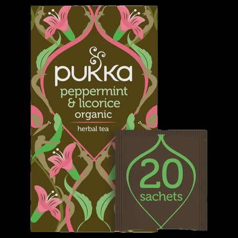 Pukka Org P/Mint Licorice Tea 20B