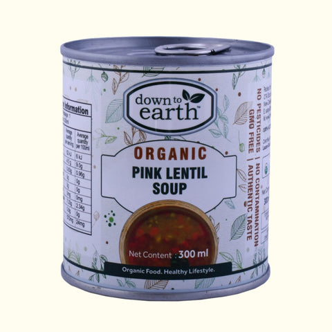 Down To Earth Org Soup Pink Lentil 300G