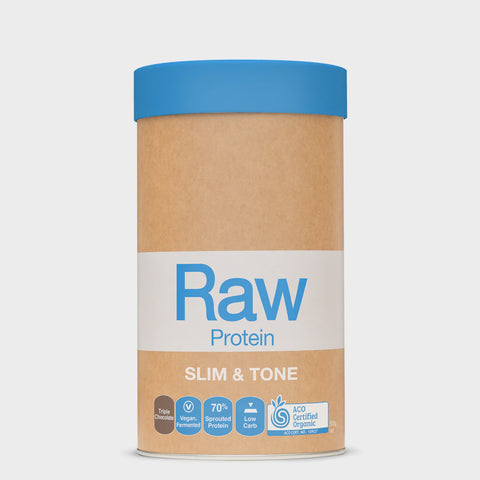 Amazonia Organic Slim & Tone Raw Protein Powder Chocolate 500g