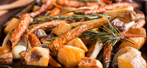 Winter Roast with Parsnip, Agria Potatoes, Carrots, and Rosemary