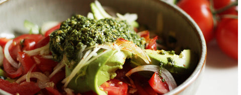 Vegan zoodle salad