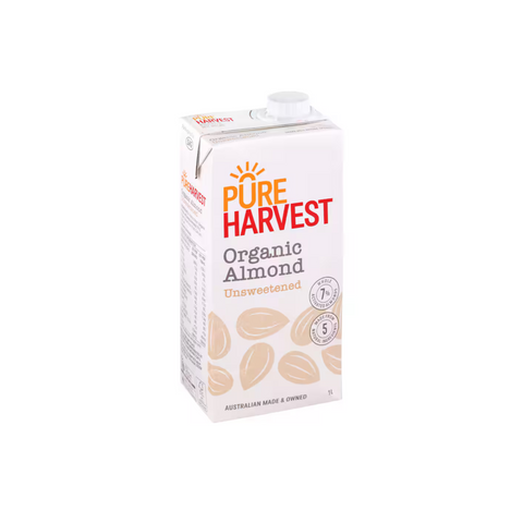 Pure Harvest Almond Milk Unsweetened 1L