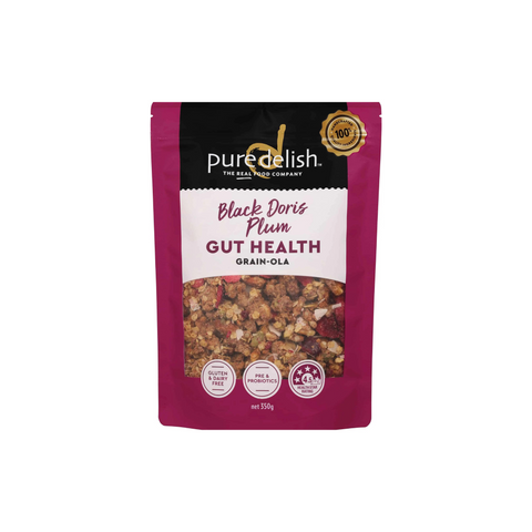 Pure Delish Gut Health Black Doris Plum Grain-Ola 350g