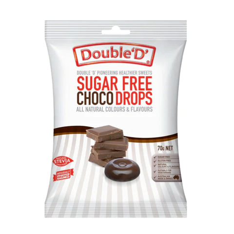 Double D Sugar Free Chocolate O Drops 70g