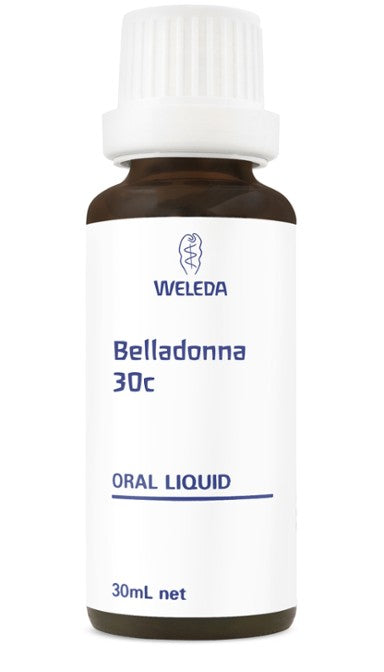 X Weleda Belladonna 30C 30ml
