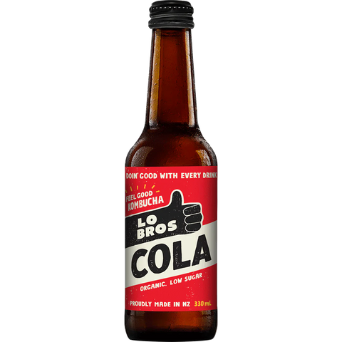 Los Bros Organic Kombucha Cola 330ml