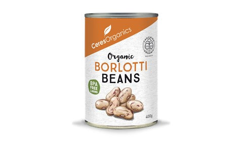 Ceres Organics Beans Borlotti 400G