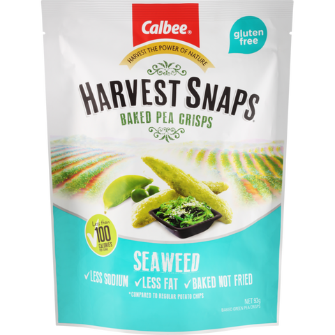 Harvest Snaps Seaweed Pea Crisps 93g