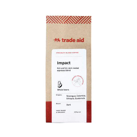Trade Aid Impact Bld Coffee Beans 200