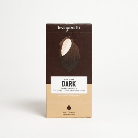 Loving Earth Organic Chocolate Dark 0.72 80G