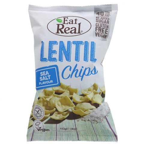 X Eat Real Lentil Sea Salt 113g