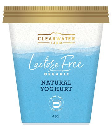 Clearwater Lactose Free Yoghurt Natural 450g