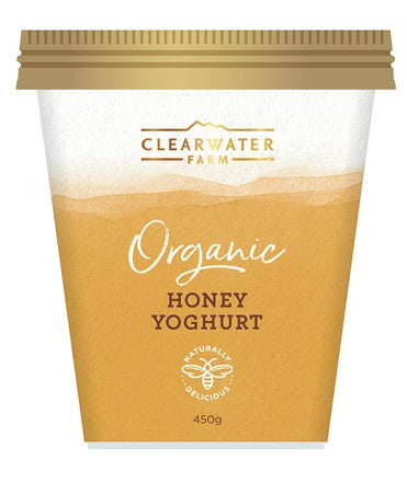 Clearwater Organic Yoghurt Honey 450g