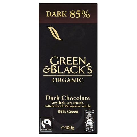 Green Blacks Dark Chocolate 85 90G