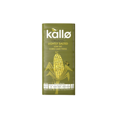 Kallo Organic Corn Cake Thins 130G