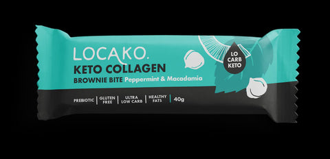 Locako Macadamia Peppermint Brownie Bite 40g