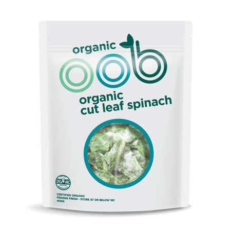 OOB Organic Frozen Spinach 400g
