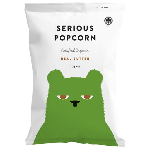 Serious Foods Popcorn Real Butter 70g