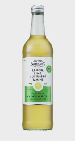 Barker's Lemon Cucumber & Mint Soda Syrup 500ml