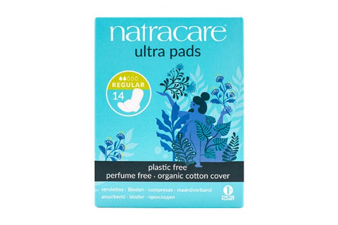 Natracare Ultra Pads With Wings Regular 14s