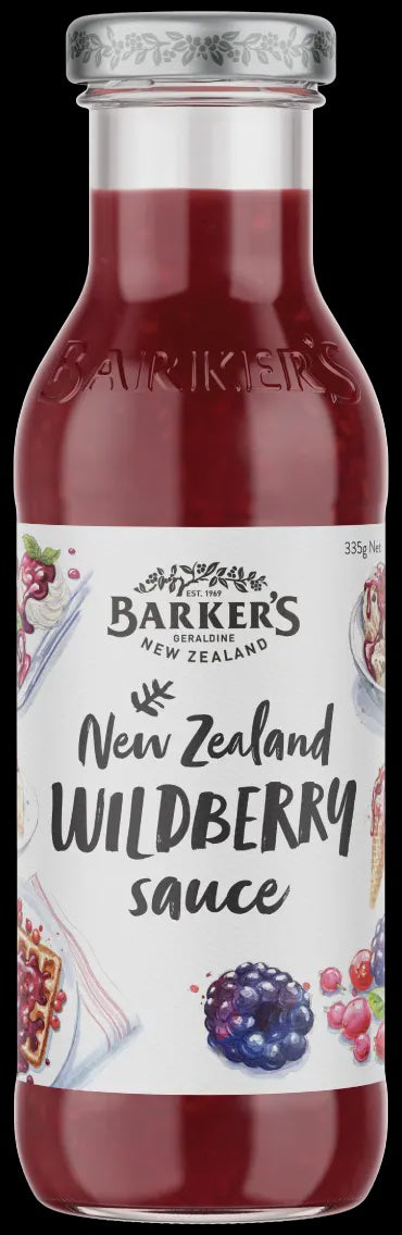 Barker's NZ Wildberry Sauce 335g