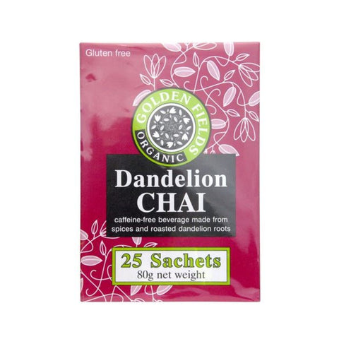 Golden Fields Dandelion Chai Beverage 25 Bags
