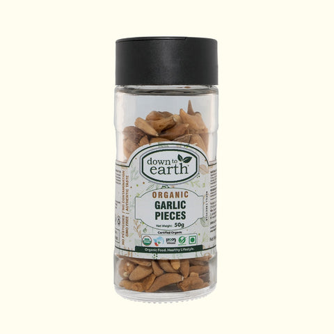 Down To Earth Org Garlic Pieces 50G