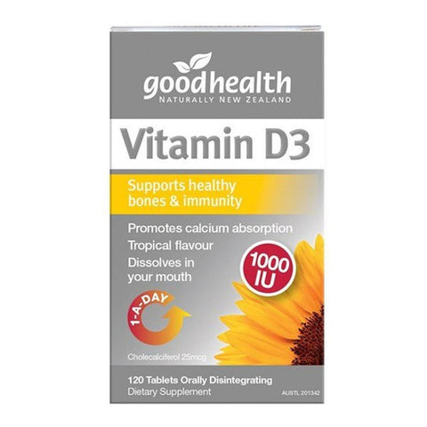 Good Health Vitamin D3 1000Iu 120Tab