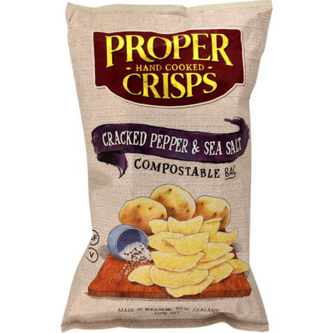 X Proper Crisps Pepper & Salt Crisps 150g