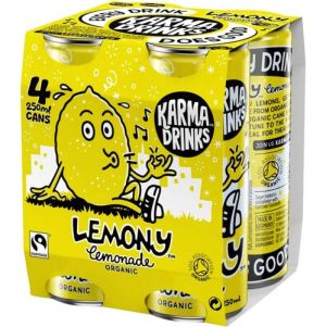 Karma Drinks Organic Lemmy Lemonade 250ml Can 4pk