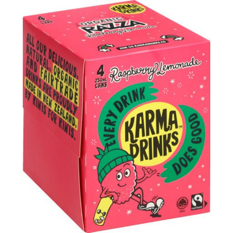 Karma Drinks Organic Razza 250ml Cans 4pk