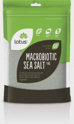 Lotus Macrobiotic Sea Salt Fine 500G