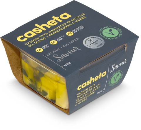 Savour Cashew Cheese Marinated Casheta 100g