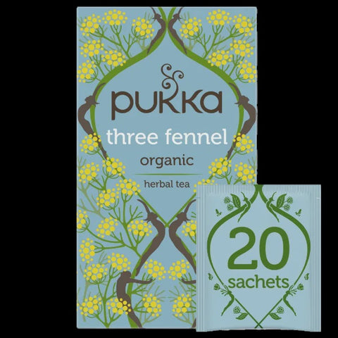 Pukka Org Three Fennel Tea 20B