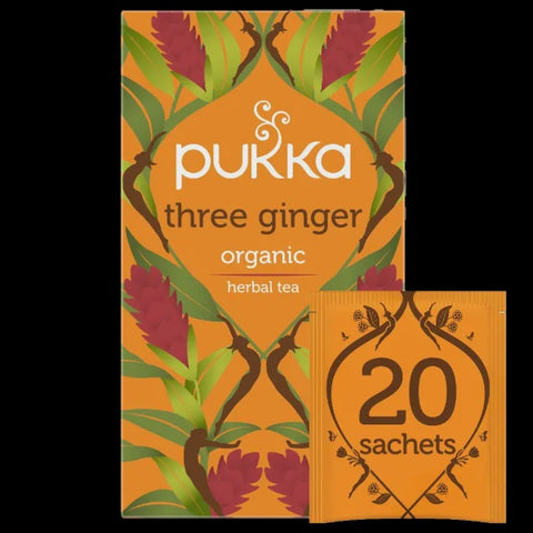 Pukka Org Three Ginger Tea 20B