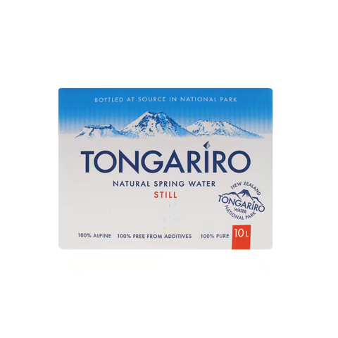 Tongariro Natural Spring Water Bag 10L