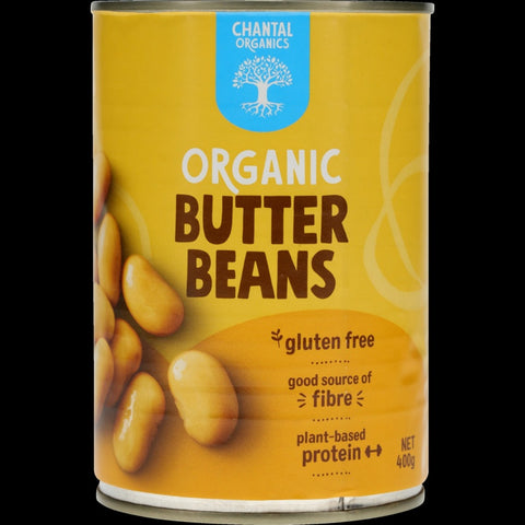 Chantal Organic Butter Beans 400G